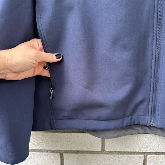 TUMI T-Tech Navy Blue Softshell Jacket XXL TT-0012 Zip Pockets Performance - Picture 4 of 14